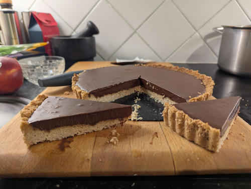 Ragusea Coconut Chocolate Ganache Tart thumbnail